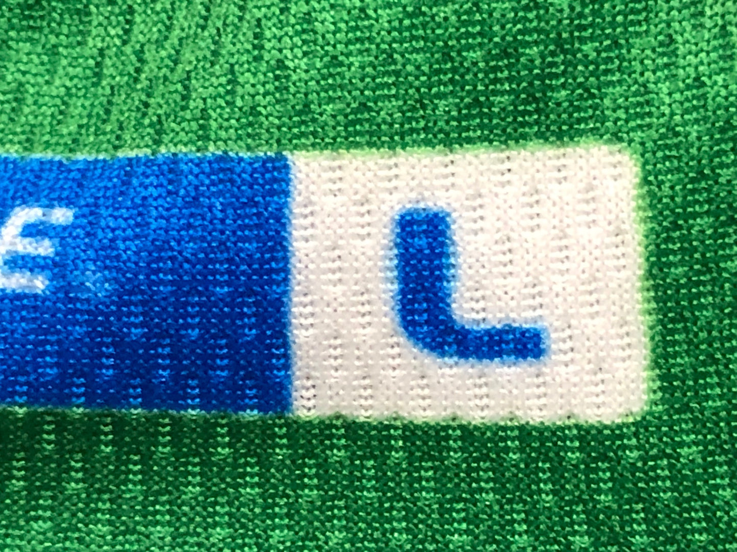 IS978 ウェイブワン WAVE ONE 半袖 サイクルジャージ 白 緑 L おねがい☆ツインズ 小野寺樺恋 痛ジャージ