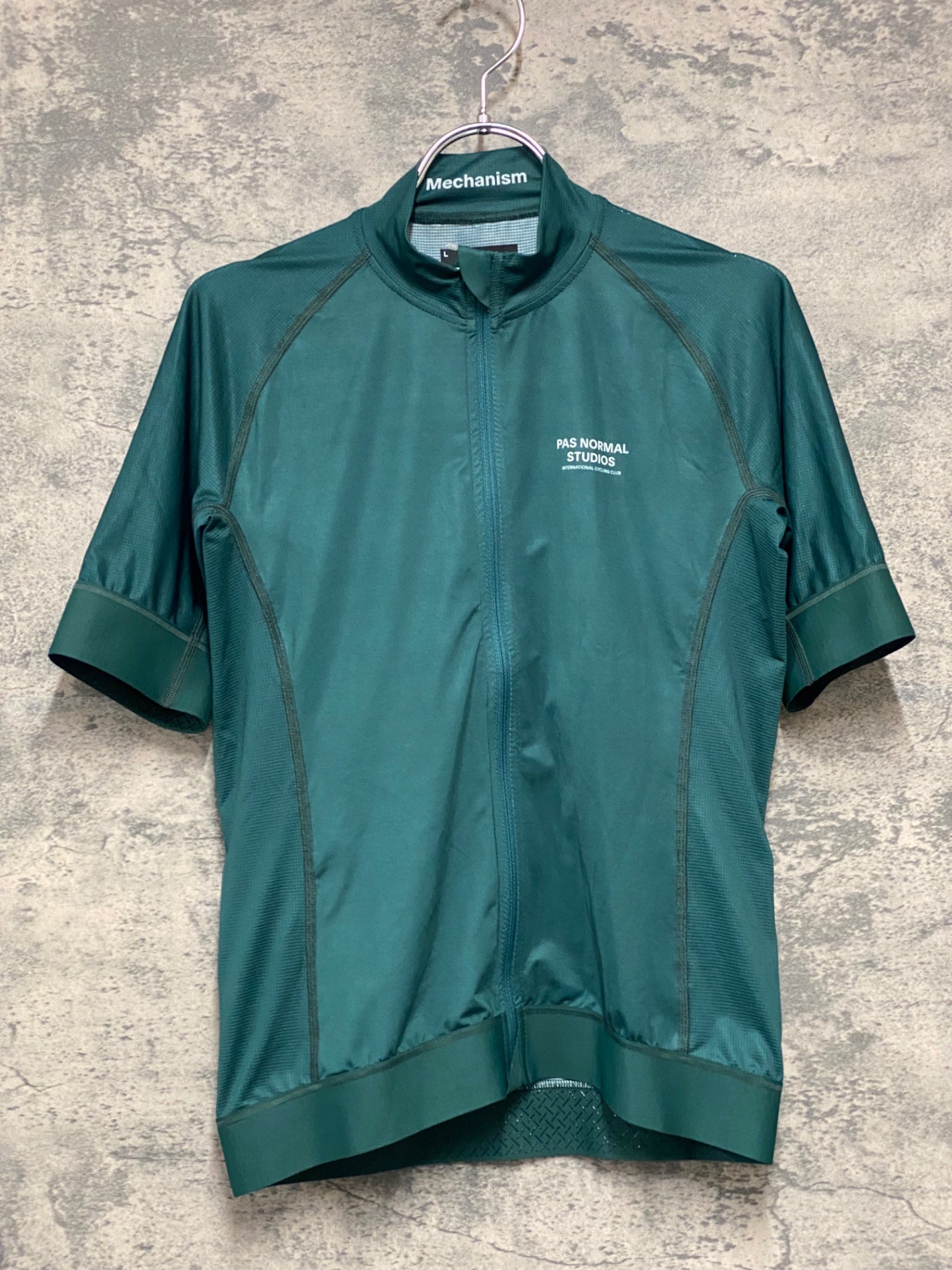 JC412 パスノーマルスタジオ Pas Normal Studios | Men's Mechanism Jersey 半袖 サイクルジャージ ペトロレウム L