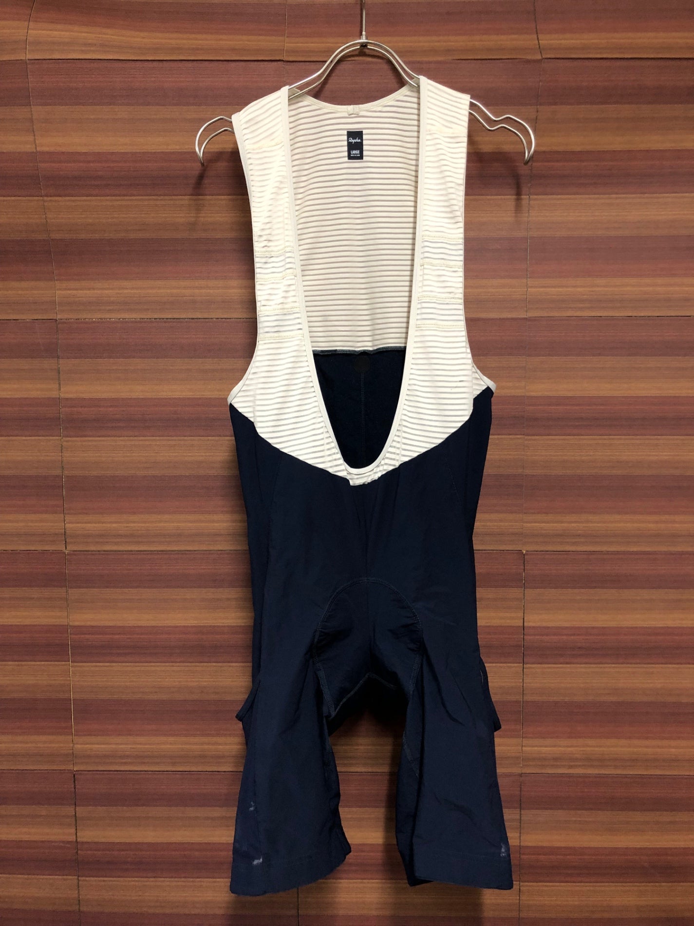 IL639 ラファ Rapha CORE CARGO BIB SHORTS ビブショーツ 紺 L ※洗濯ほこり