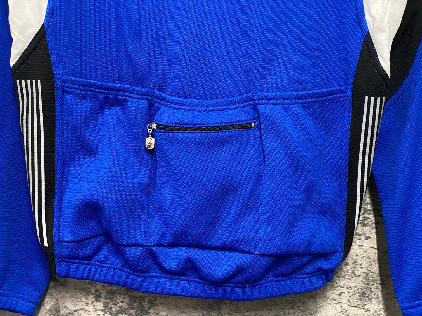 JA624 カンパニョーロ CAMPAGNOLO 長袖 サイクルジャージ 青 L 裏起毛