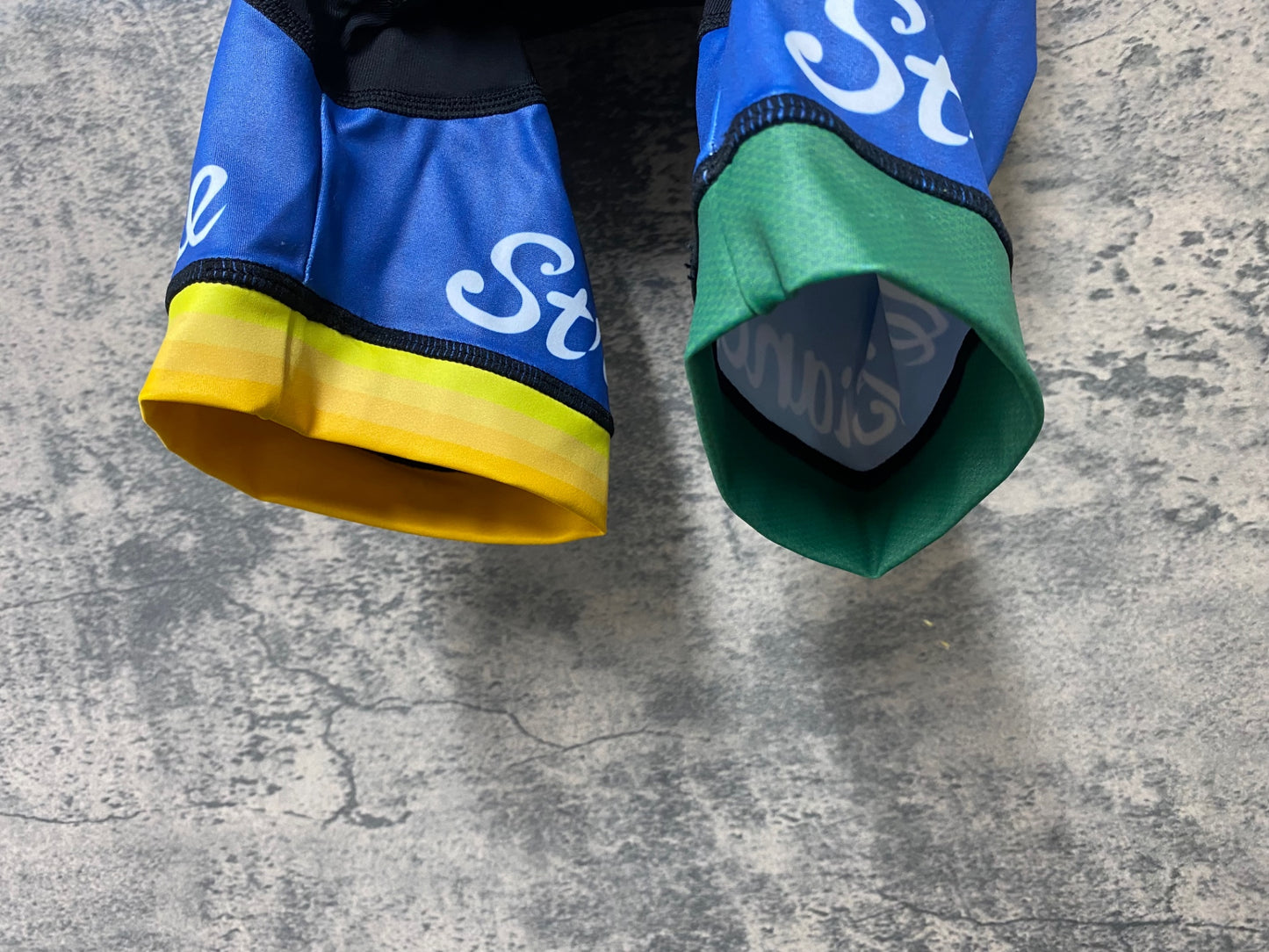 JD272 サンボルト SUNVOLT レーサーパンツ 黒 青 XS かわうその自転車屋さん 痛ジャージ