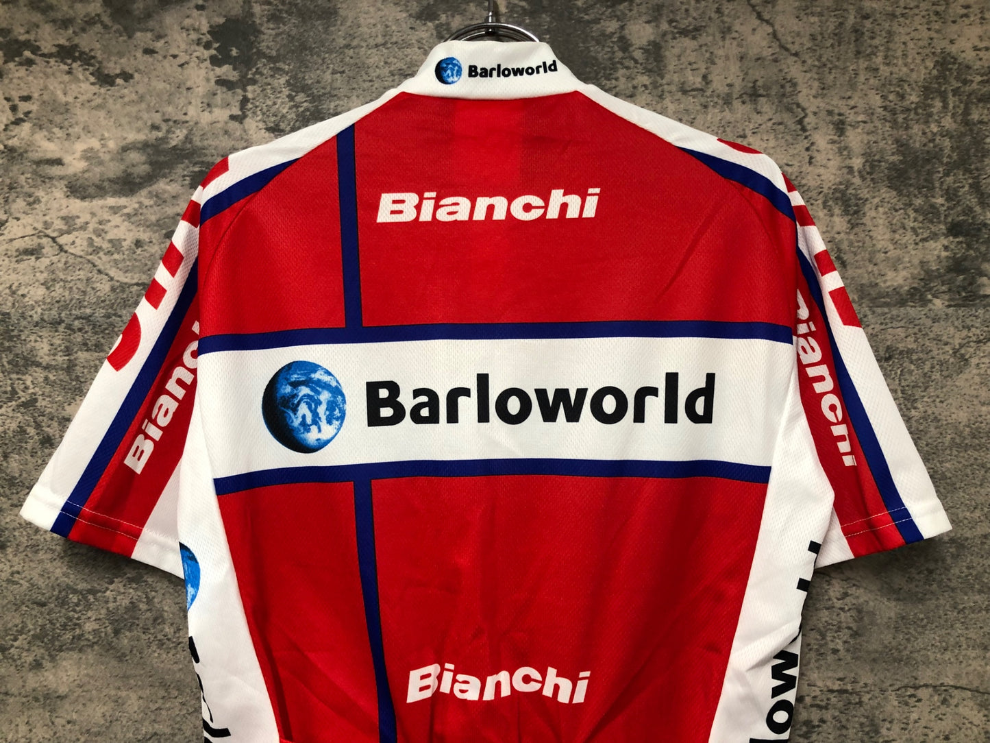 IW330 モア MOA 半袖 サイクルジャージ ビアンキ サイズ3 赤白