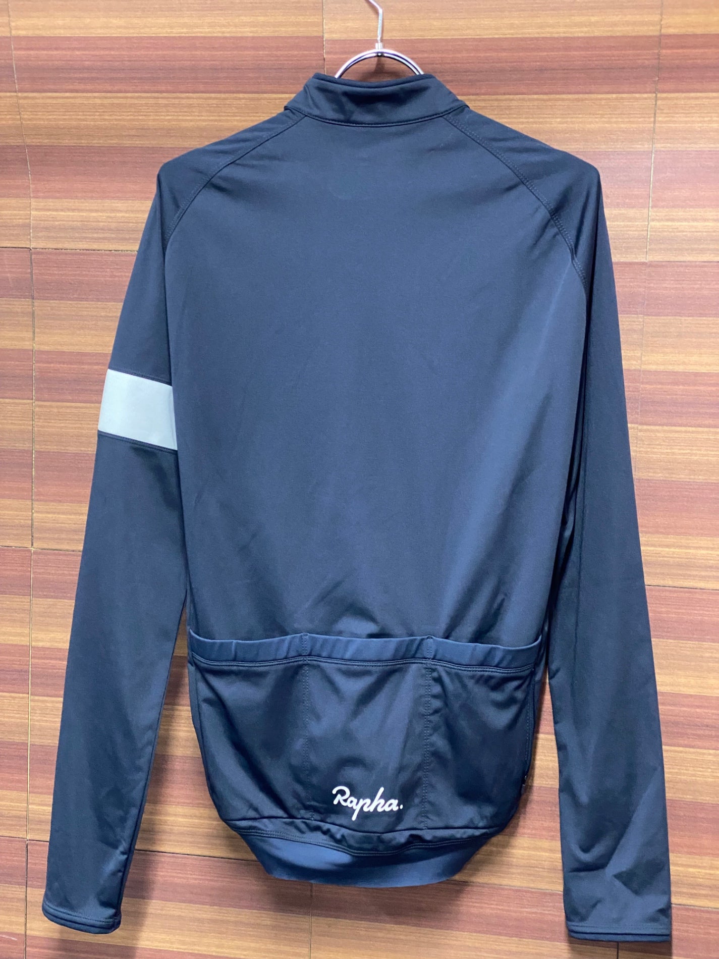 IT844 ラファ Rapha CORE LONG SLEEVE JERSEY 長袖 サイクルジャージ 黒 L 裏起毛