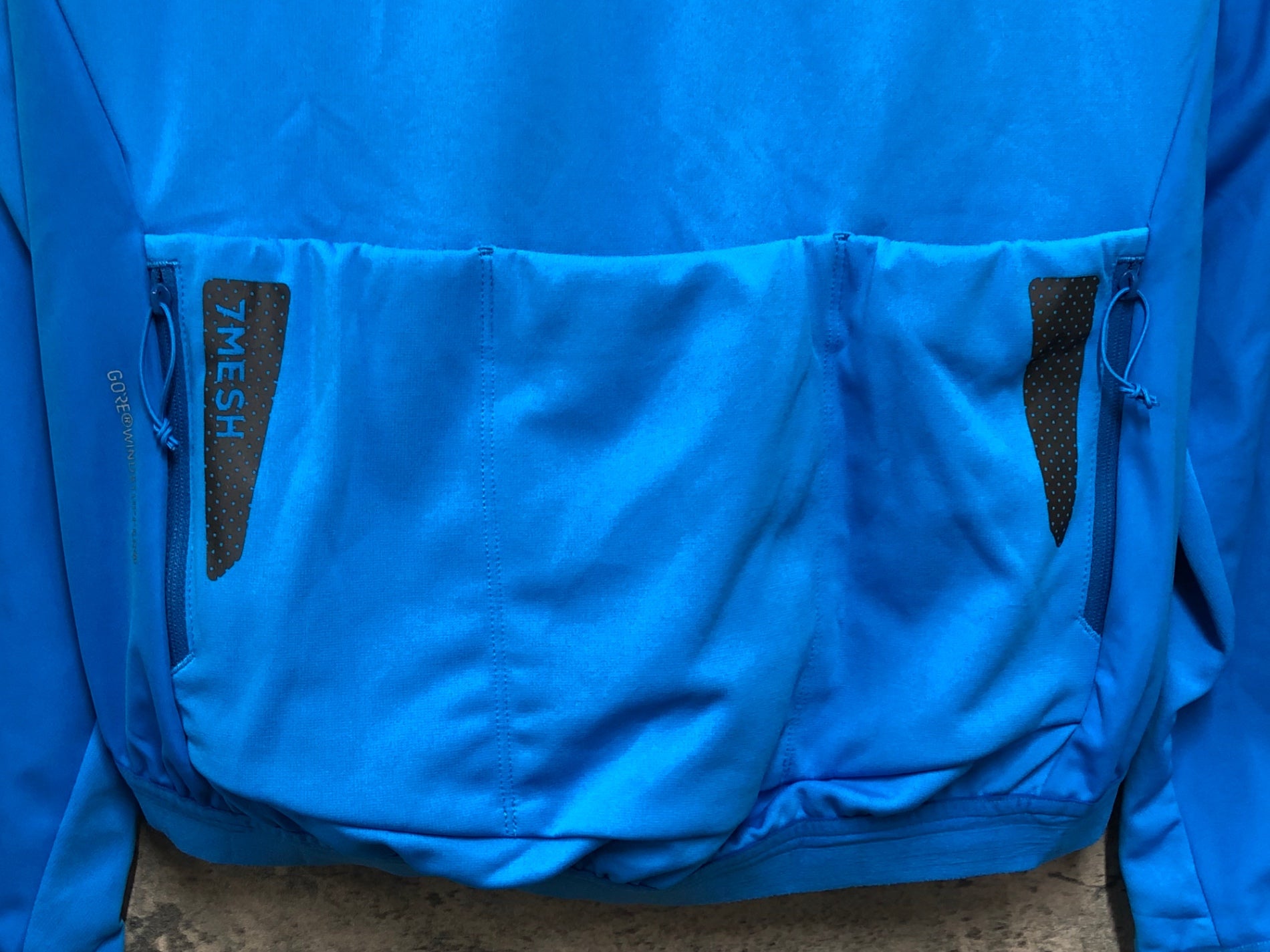 IX579 セブンメッシュ 7MESH 長袖 ウィンドブレーカー 水色 S