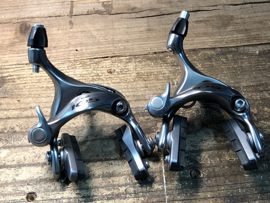 IZ383 シマノ SHIMANO 105 BR-5600 キャリパーブレーキ 前後セット シルバー