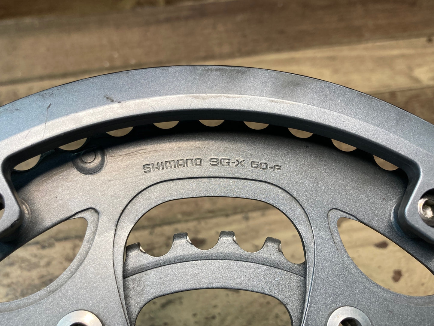 GF018 シマノSHIMANO クラリスCLARIS FC-2450 クランクセット 170mm 50/34T ※チェーンガードボルト欠品