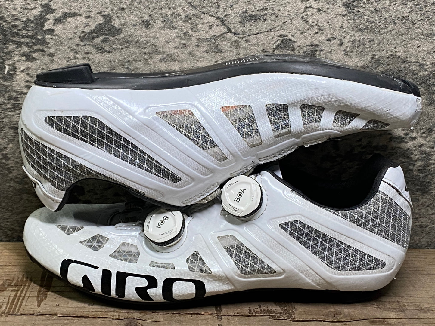 IX014 ジロ GIRO インペリアル IMPERIAL ビンディングシューズ EU41 白 SPD-SL