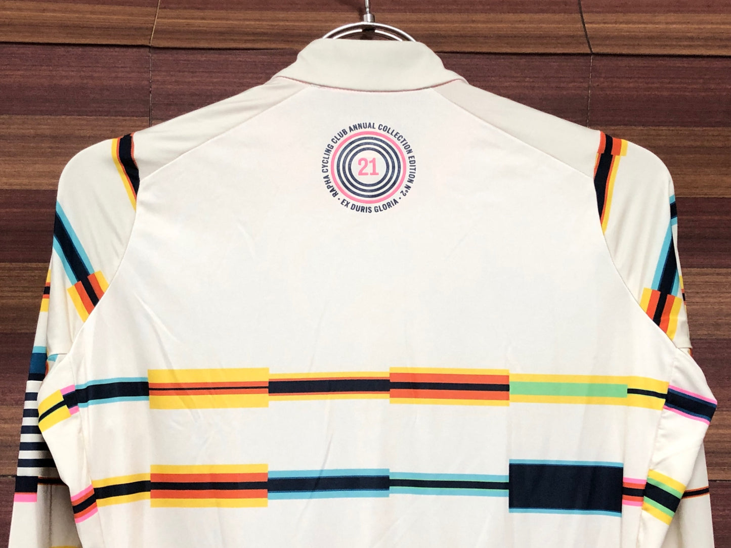 IR921 ラファ Rapha RCC 2021 ANNUAL LS PT TRAINING JERSEY 長袖 サイクルジャージ 総柄 S