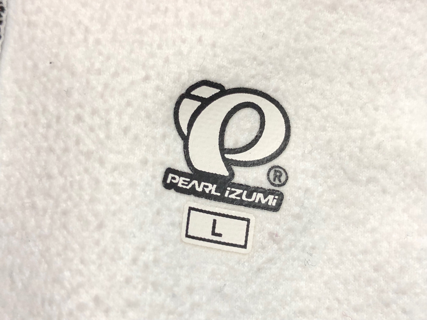 IS297 パールイズミ PEARL iZUMi 長袖 サイクルジャケット 白 黒 L 裏起毛