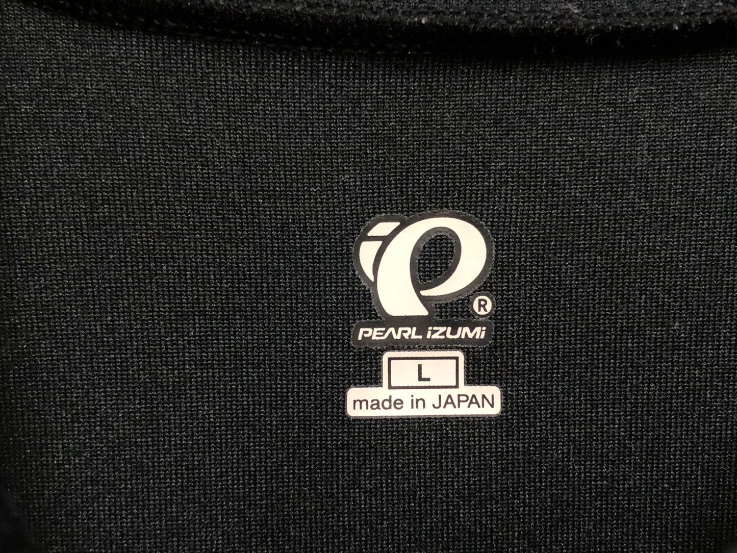 IO722 パールイズミ PEARL iZUMi 長袖 サイクルジャージ 黒 白 L