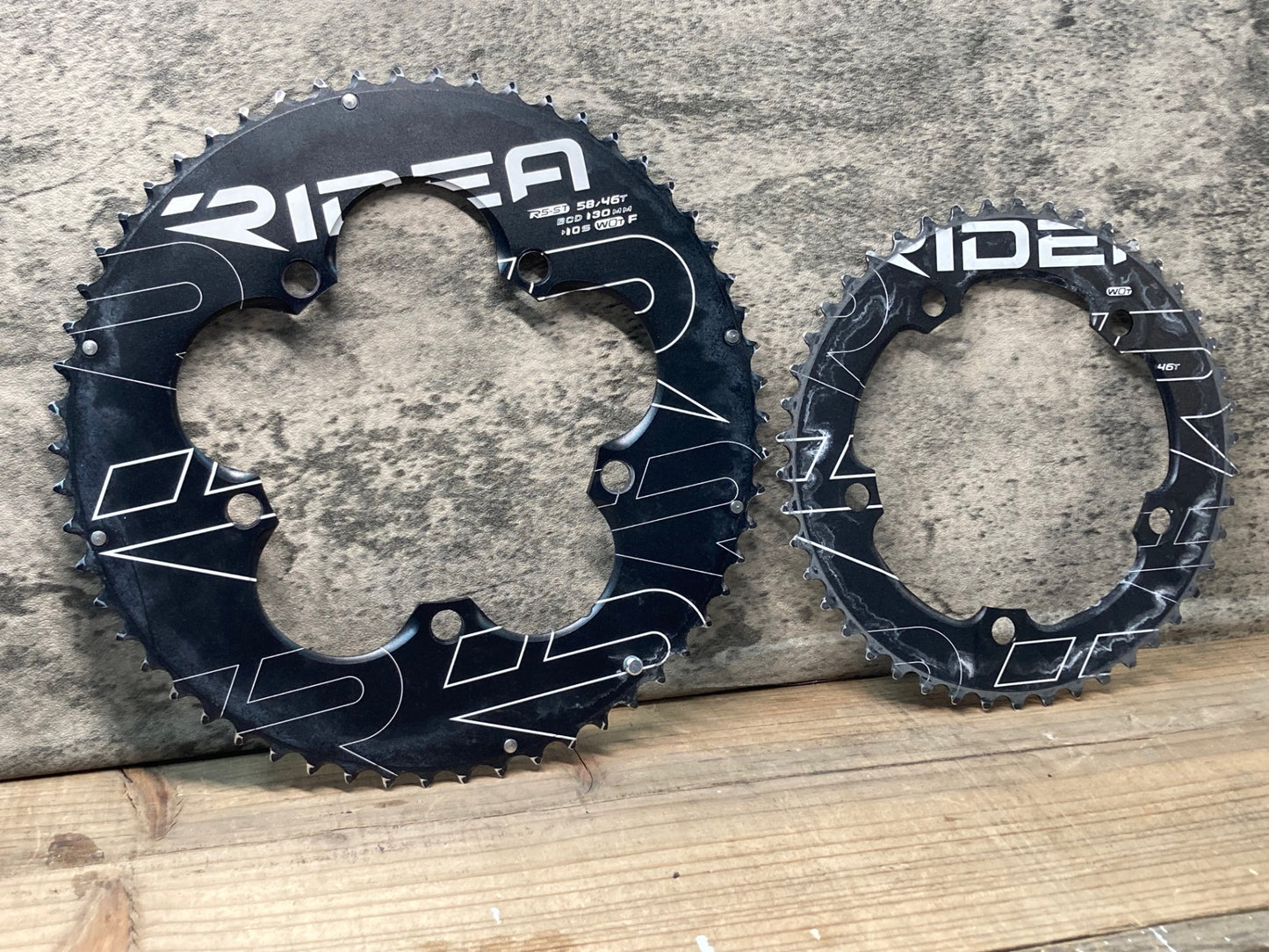 IJ829 リデア ライデア RIDEA R5-ST チェーンリングセット 58/46T 10S PCD130 5arm