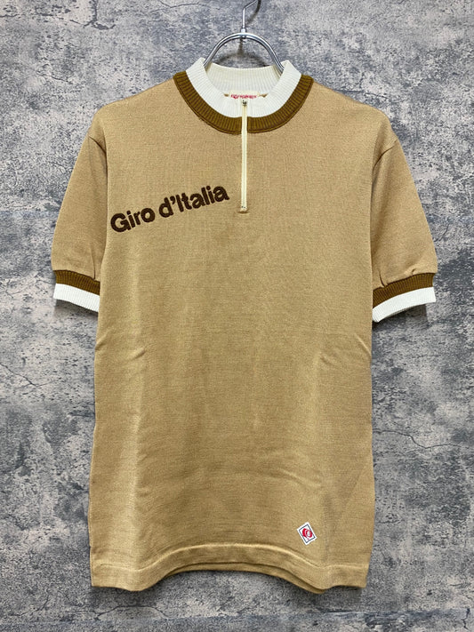 JA367 パールイズミ PearlIzumi 長袖サイクルジャージ L ベージュ ジロデイタリア ヴィンテージ