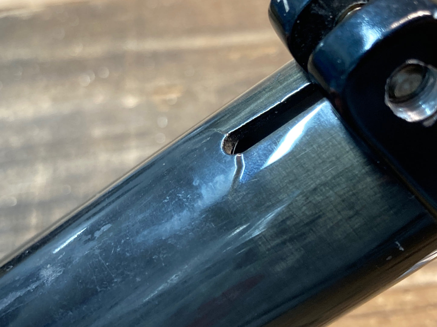 IO277 ボントレガー BONTRAGER カーボン シートマストキャップ 7mmラウンド 135㎜×5㎜ ※締め込みによる皺大