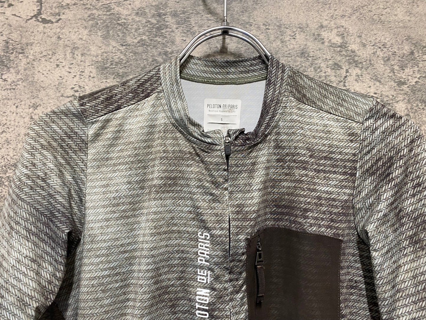 JC190 プロトンドパリ PELOTON DE PARIS AVONTURIER SHORT SLEEVE JERSEY 半袖サイクルジャージ 茶 S タグ剥げ