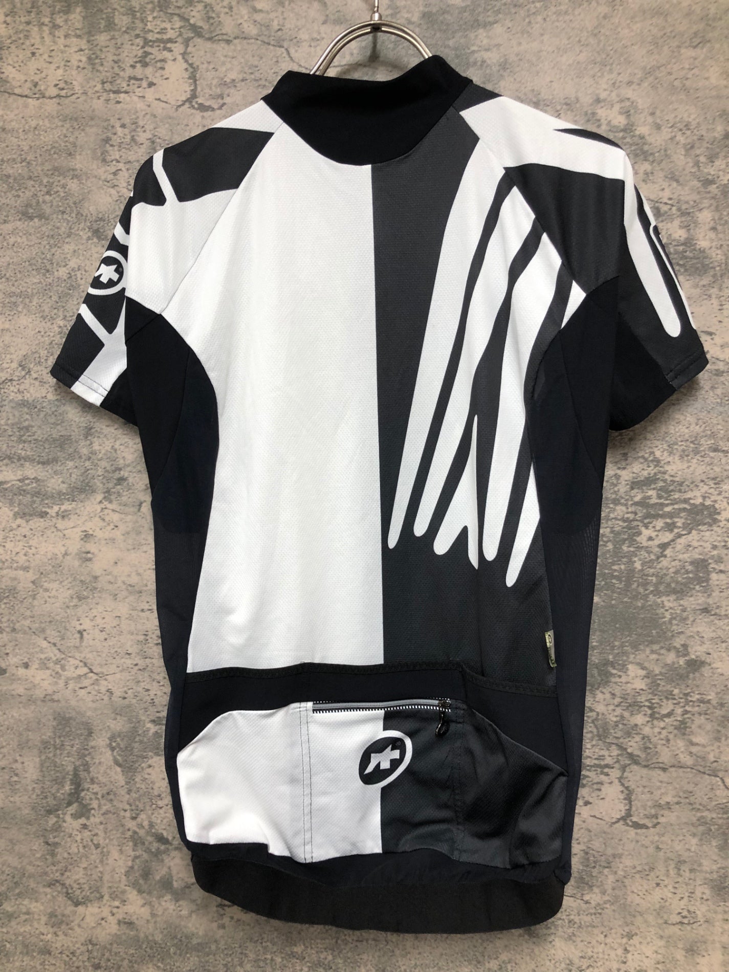 IY238 アソス assos SS.capeepic XC Jersey EVO7 半袖 サイクルジャージ 黒 白 M