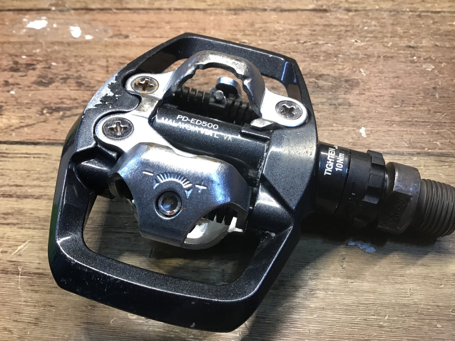 HT508 シマノ SHIMANO PD-ED500 ビンディングペダル SPD ※回転若干ガタあり