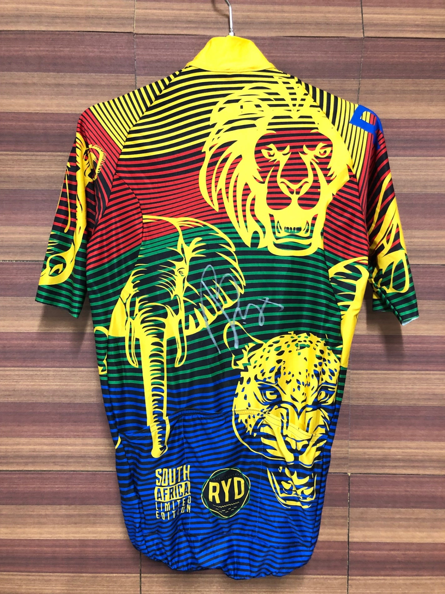 IO350 RYD 半袖 サイクルジャージ 総柄 S