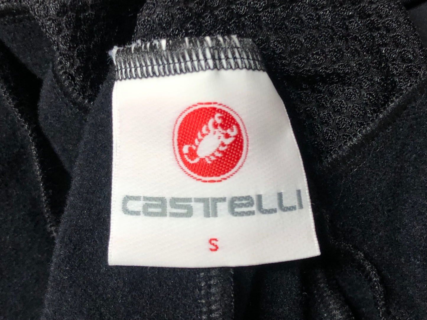 IL705 カステリ CASTELLI ビブタイツ 裏起毛 S 黒