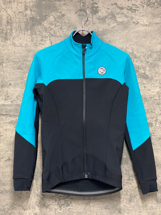 IV529 バイシクルライン Bicycle Line BL 長袖 サイクルジャケット 黒 ターコイズ S