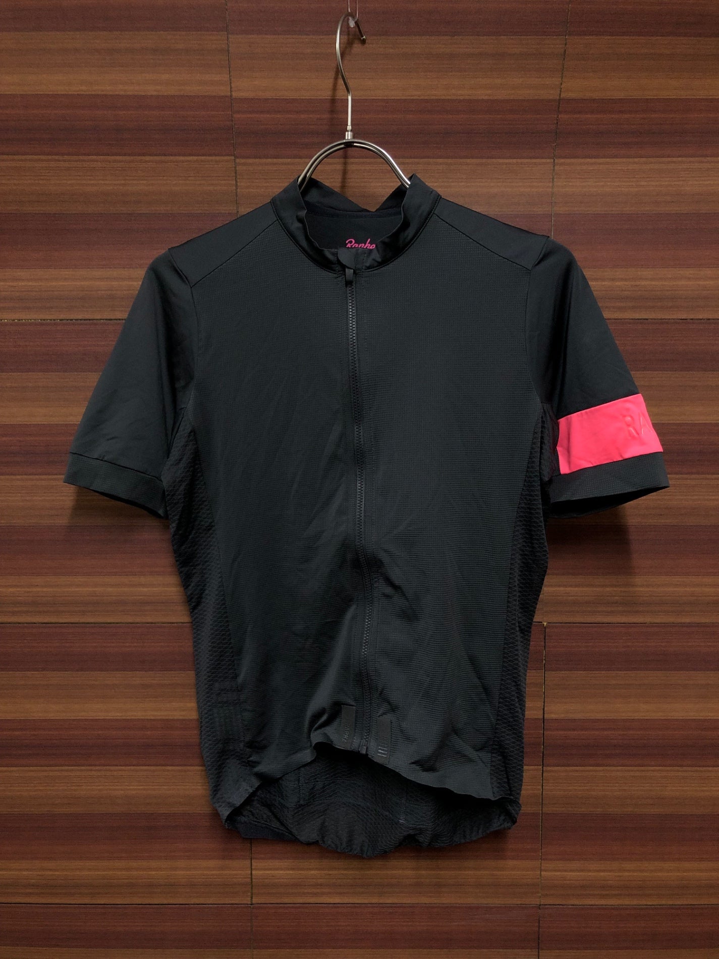 IN356 ラファ RAPHA PRO TEAM CLIMBER'S JERSEY サイクルジャージ 半袖 グレー/ピンク S