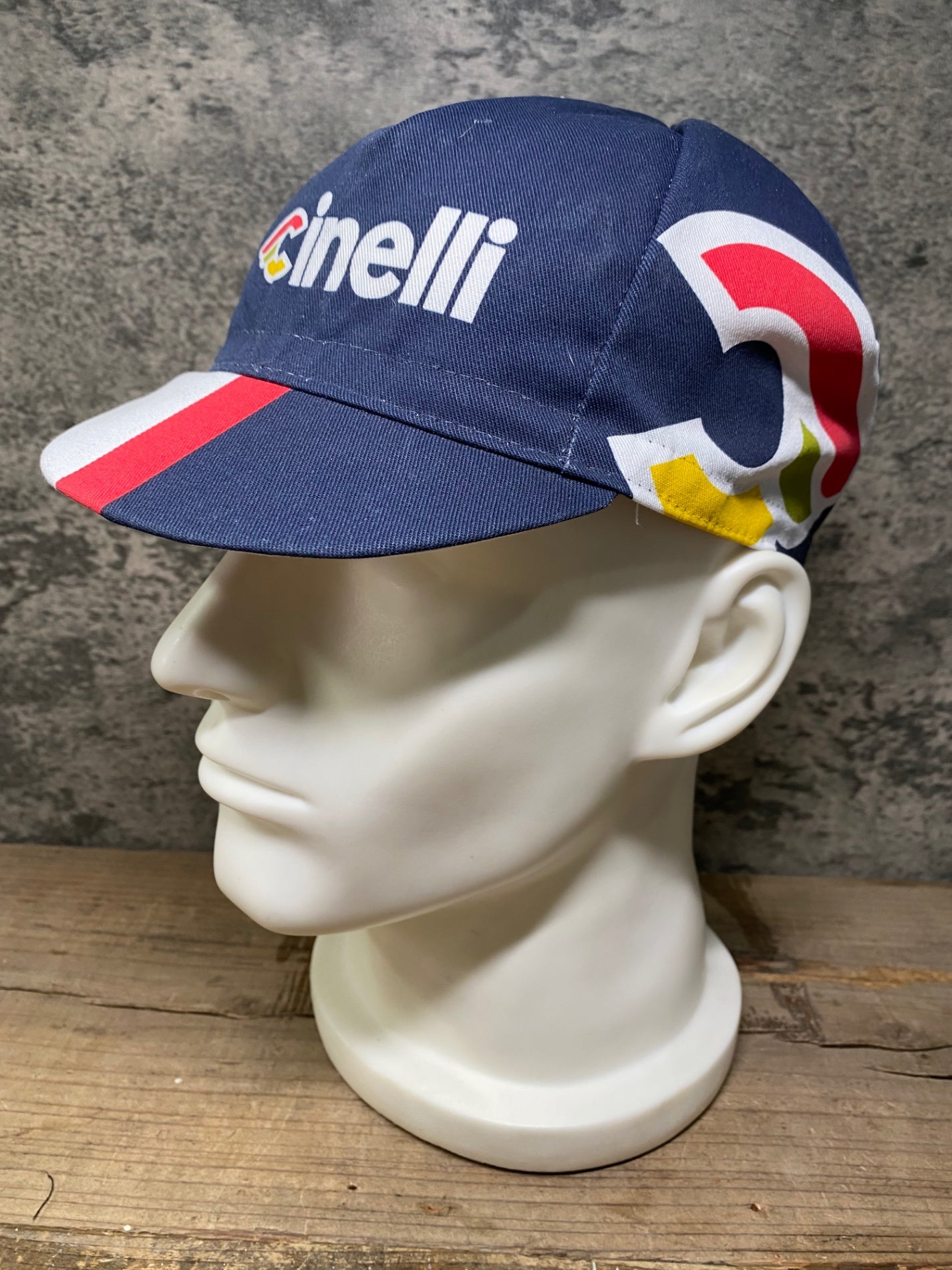 IW360 チネリ CINELLI サイクルキャップ 紺 ワンサイズ