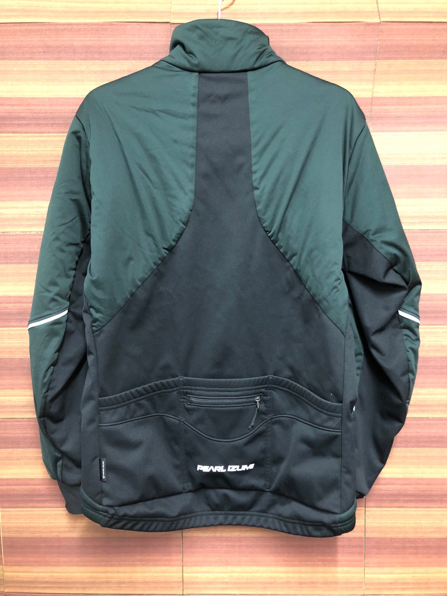 IP134 パールイズミ PEARL iZUMi 長袖 サイクルジャケット 深緑 黒 M 裏起毛