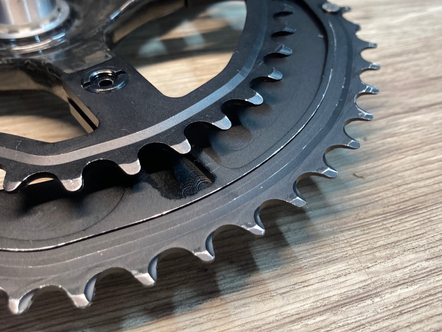 IX163 ストロングライト Stronglight Vorace Carbon クランクセット 172.5mm O.SYMETRIC チェーンリング 56/44T 楕円 BCD130