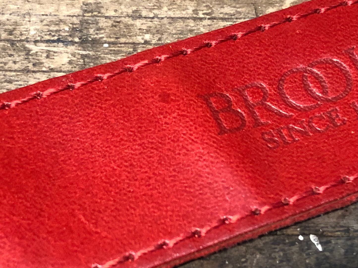 IR039 ブルックス BROOKS TROUSER STRAP アンクルバンド 赤