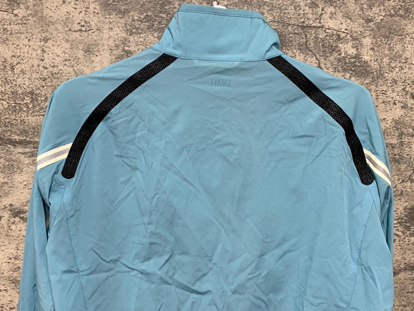 IY130 ラファ Rapha Wind Jacket 防風 サイクルジャケット S ブルー 汚れ