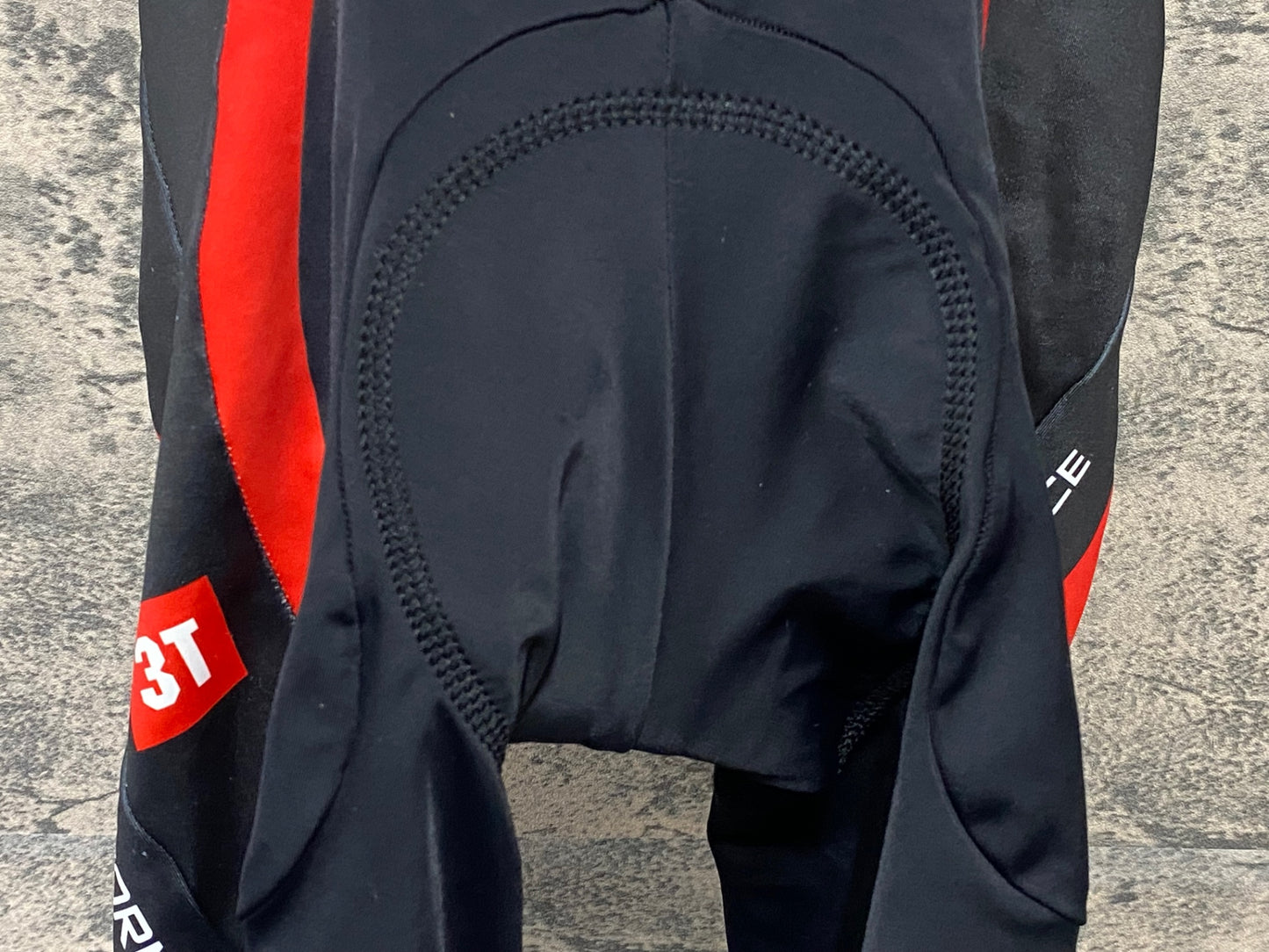 JB307 カステリ CASTELLI ビブショーツ 黒 白 L