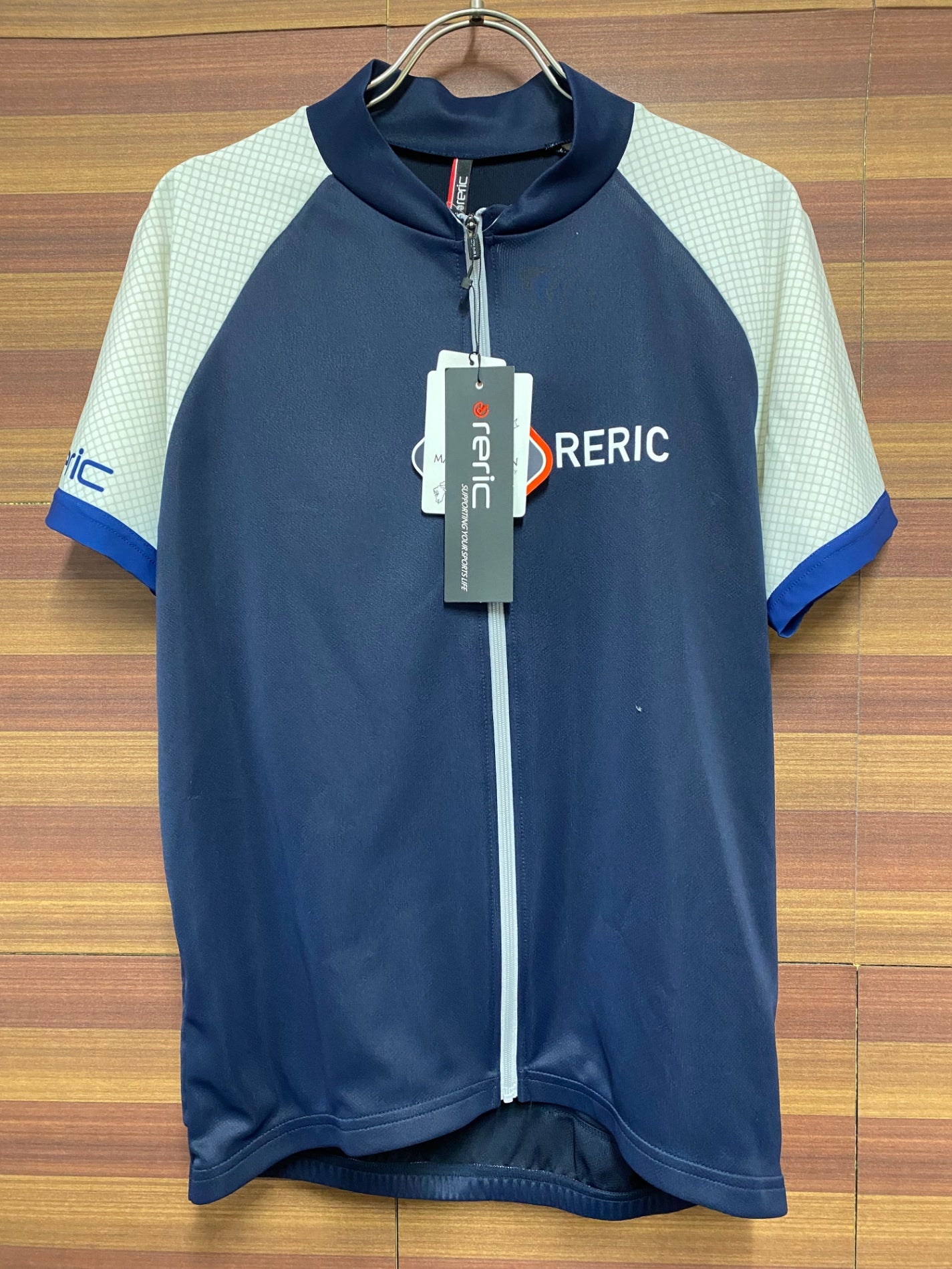 IQ239 レリック reric 半袖 サイクルジャージ 紺 M