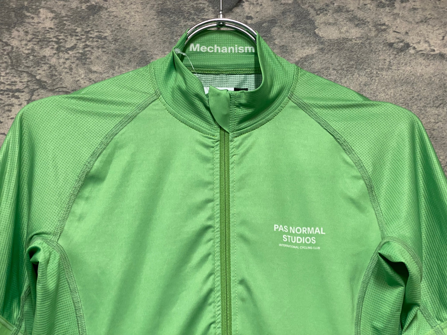 JC414 パスノーマルスタジオ Pas Normal Studios | Men's Mechanism Jersey 半袖 サイクルジャージ グリーン S