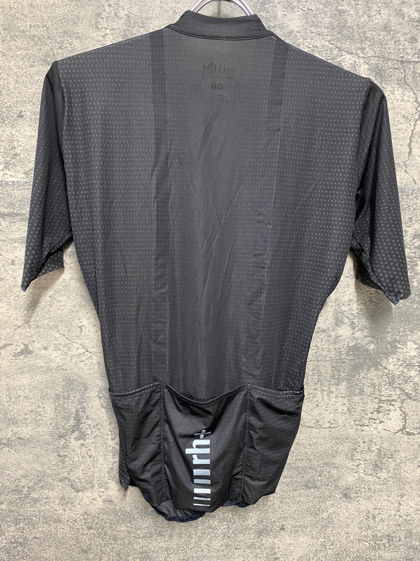 JB971 rh+ 半袖 サイクルジャージ 黒 M