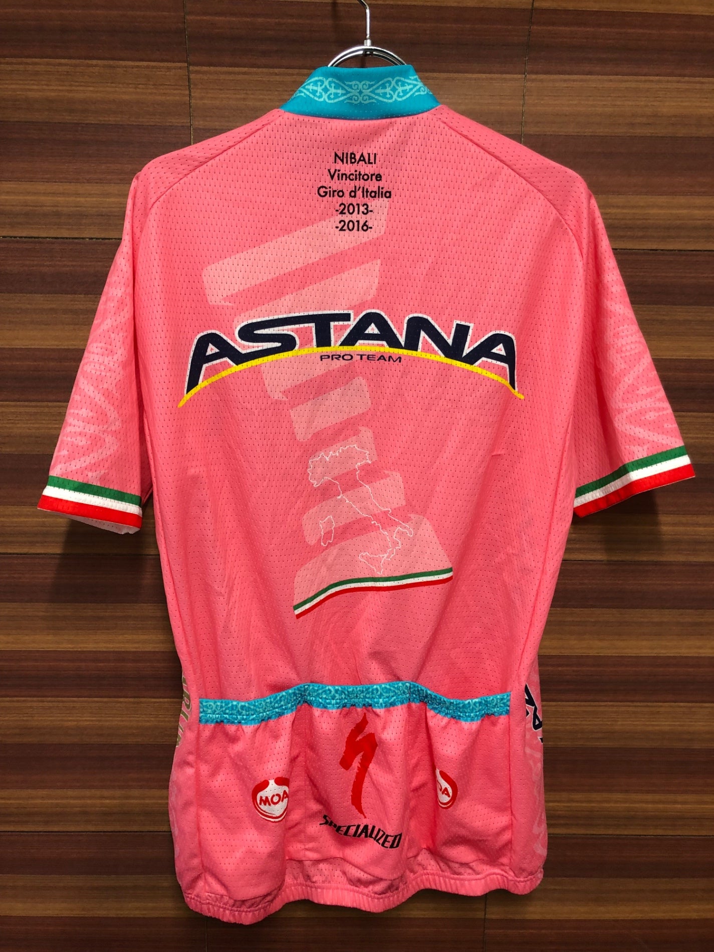 IO097 モア MOA 半袖サイクルウェア ASTANA NIBALI ピンク 5