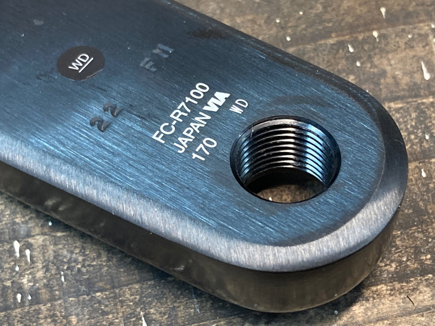 IH573 シマノ SHIMANO 105 FC-R7100 クランクセット 50/34T 170mm 完成車外し