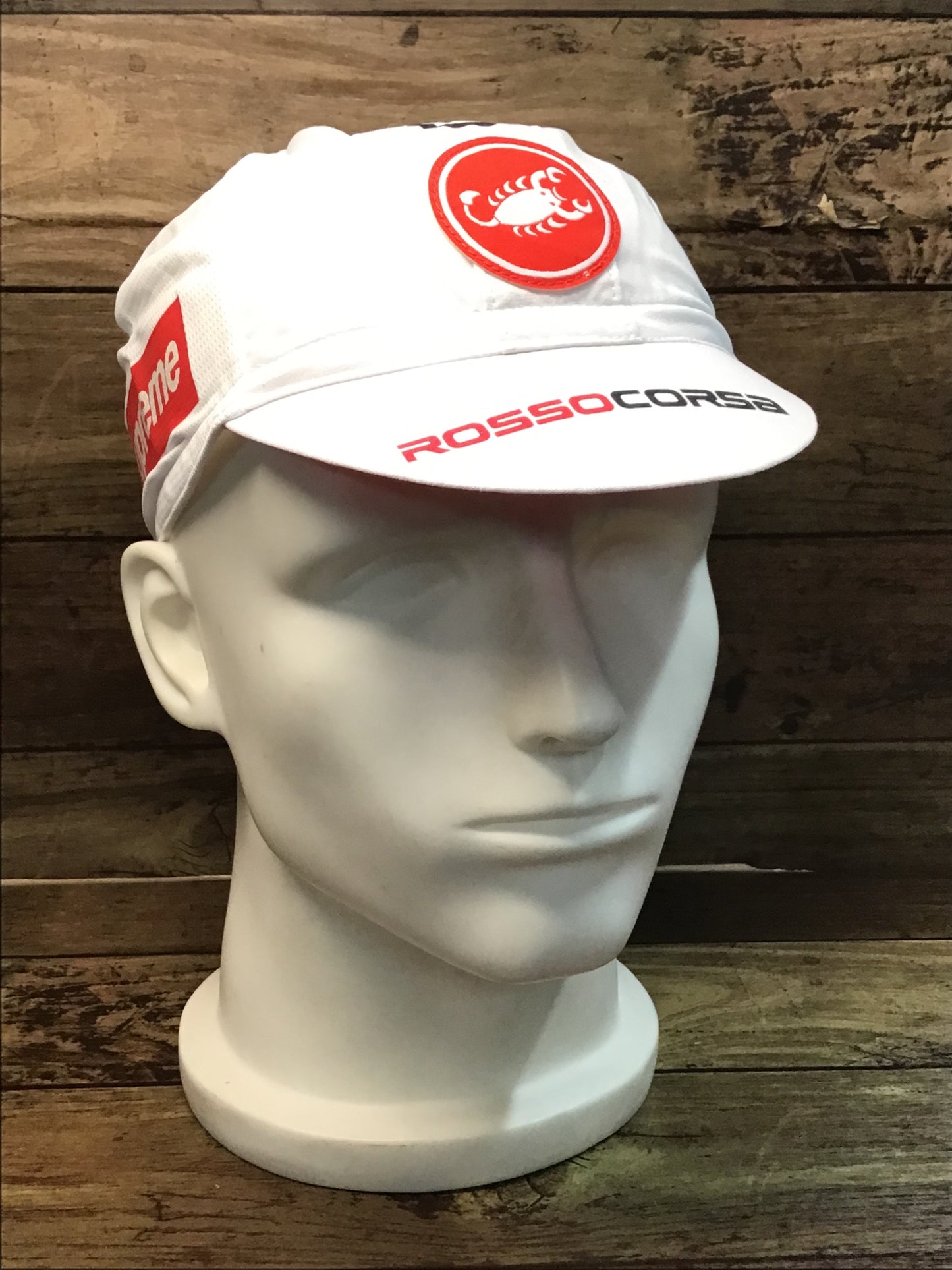 IK958 カステリ CASTELLI SUPREME サイクルキャップ 白 未使用