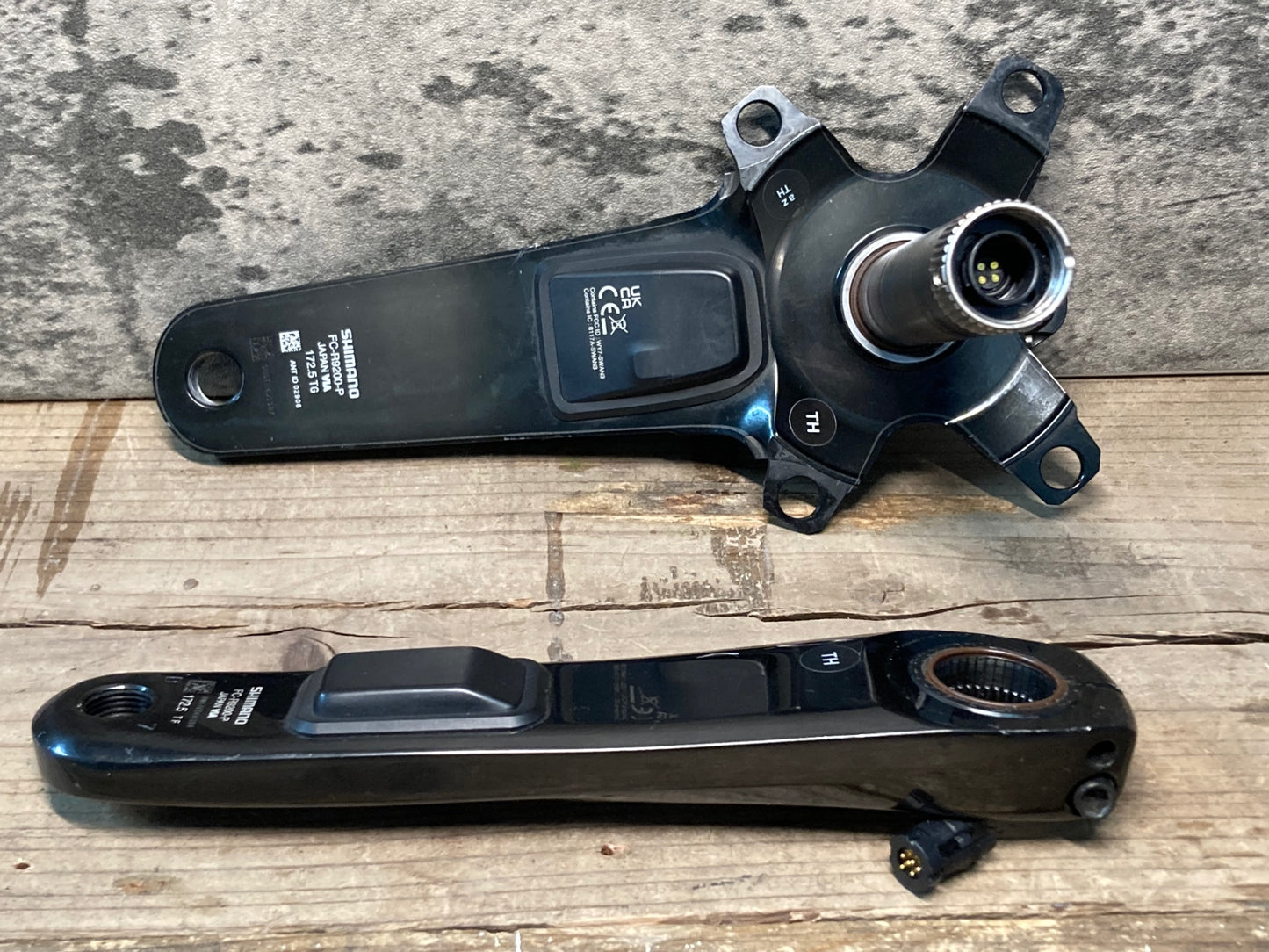 IP816 シマノ SHIMANO デュラエース DURA-ACE FC-R9200-P パワーメーター クランクアームのみ 175mm 12S ※左アーム断線のためジャンク