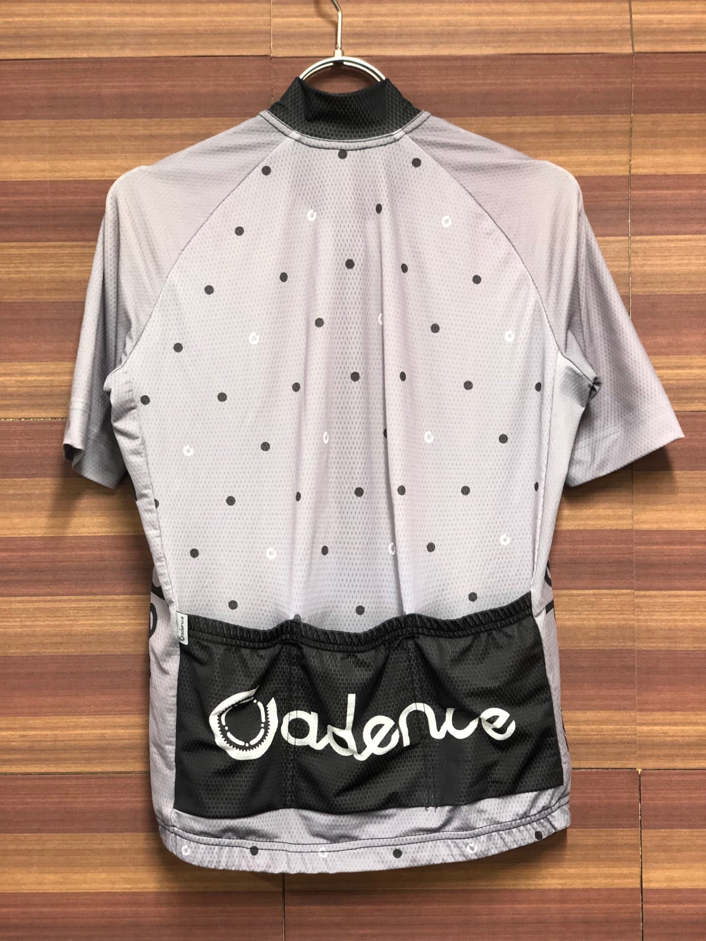 IO304 ケイデンス Cadence 半袖 サイクルジャージ グレー S