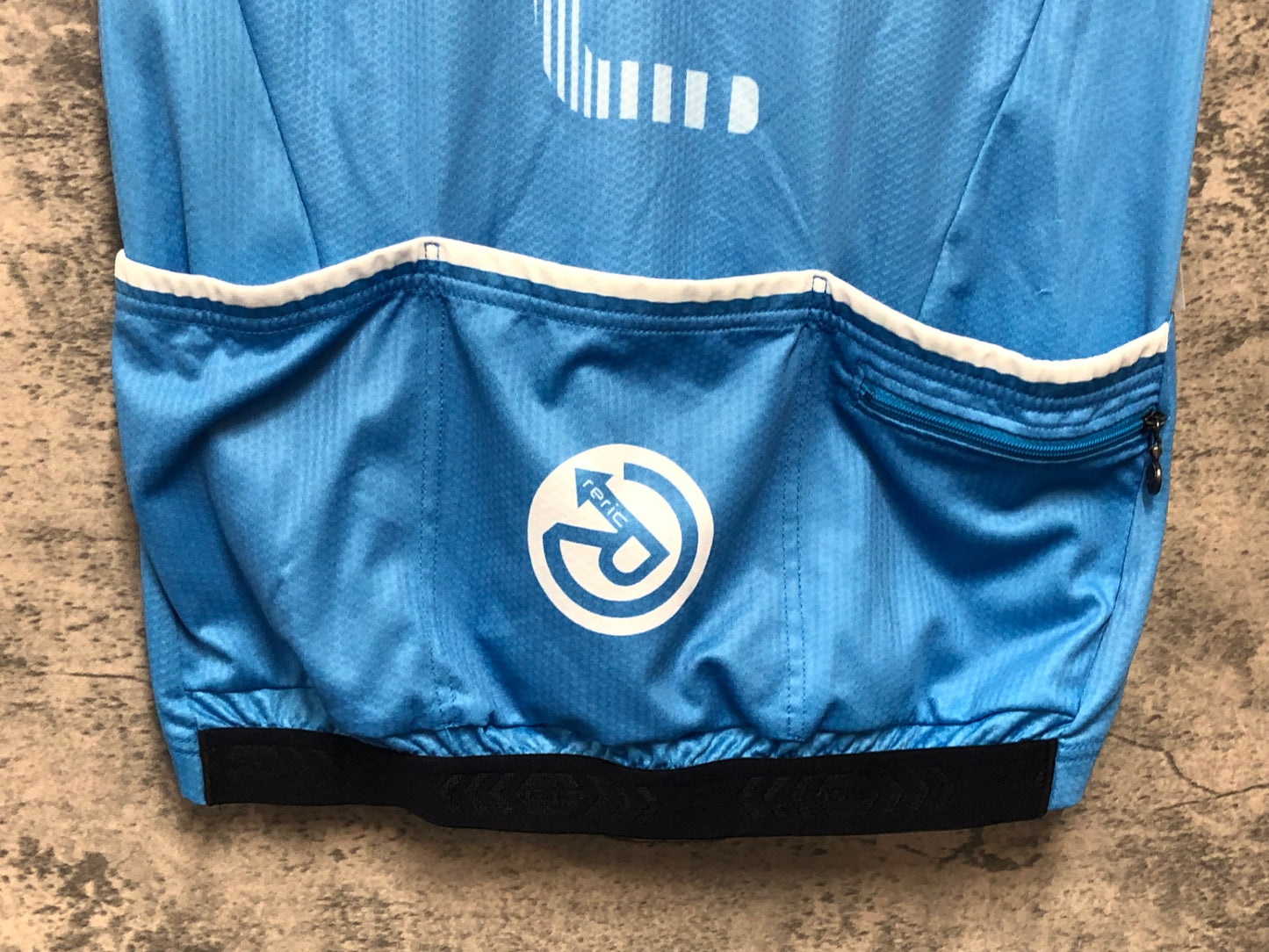 JC763 レリック reric 半袖 サイクルジャージ 水 M