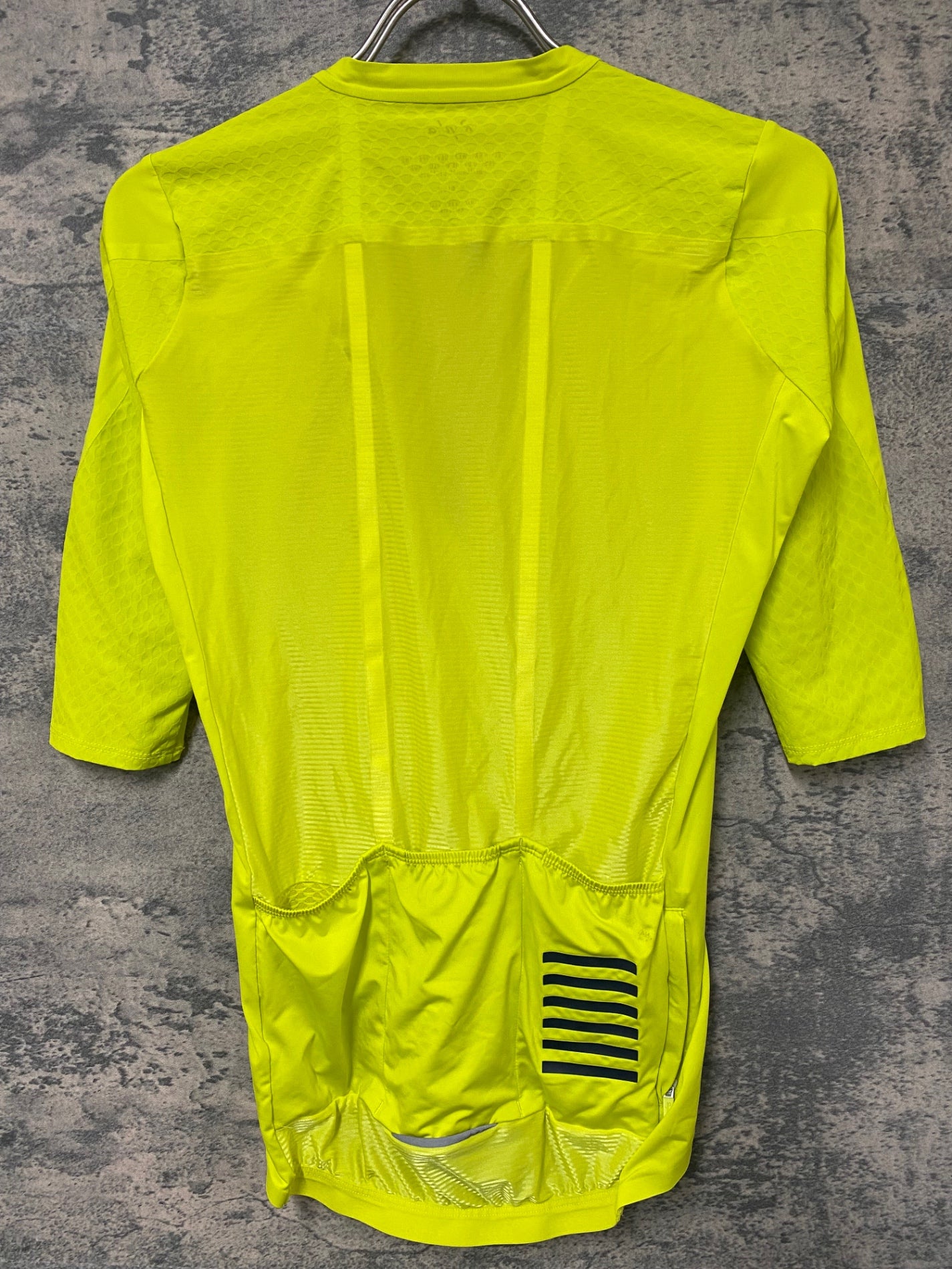 JC598 ラファ Rapha PRO TEAM AERO JERSEY II 半袖 サイクルジャージ 黄色 M