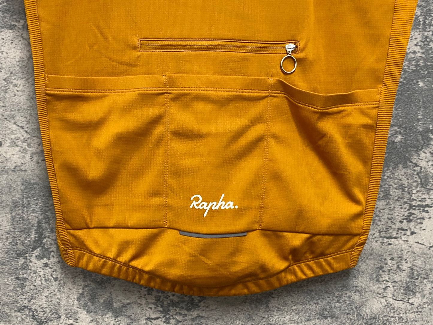 JB043 ラファ Rapha BREVET LIGHTWEIGHT JERSEY 半袖 サイクルジャージ オレンジ L