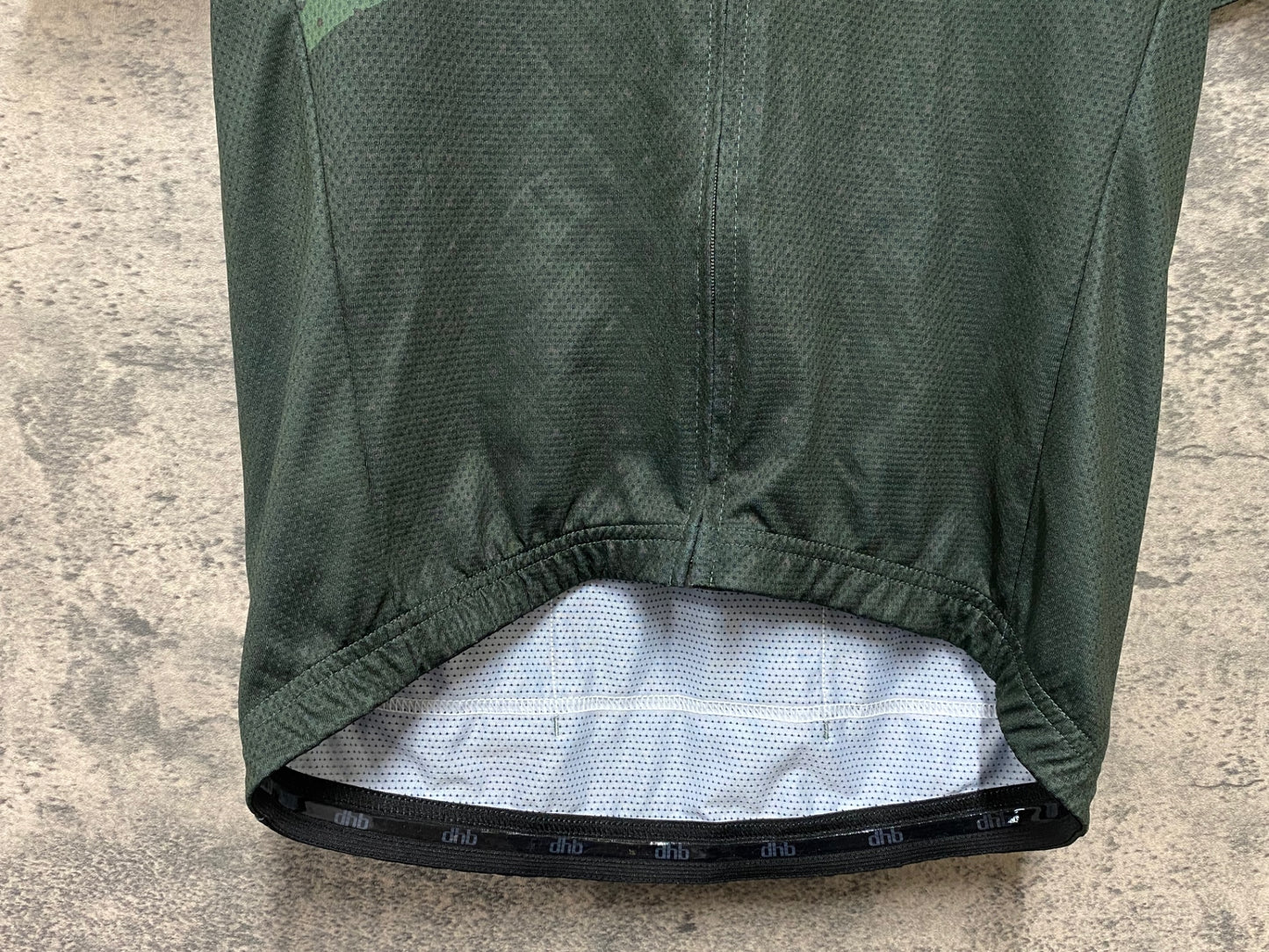 JA540 dhb 半袖 サイクルジャージ 緑 黄 S