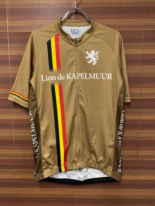 IS269 カペルミュール KAPELMUUR 半袖 サイクルジャージ 茶 黒赤XL