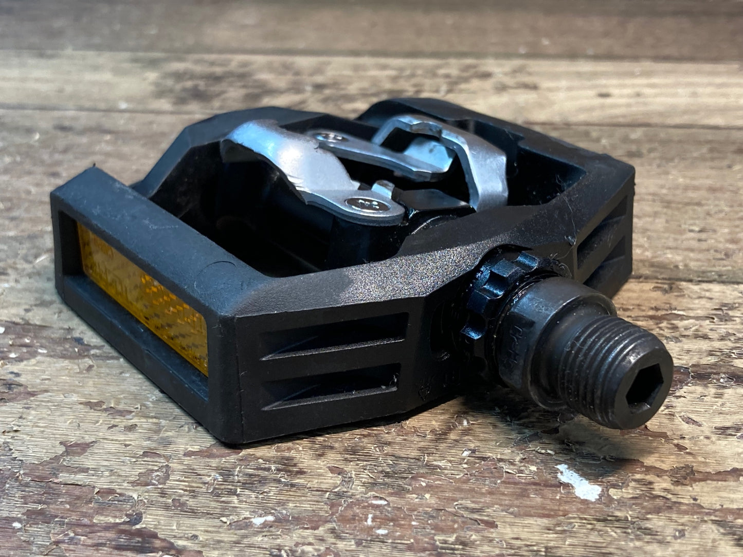 IM485 シマノ SHIMANO CLICK'R PD-T421 ビンディングペダル 黒 SPD