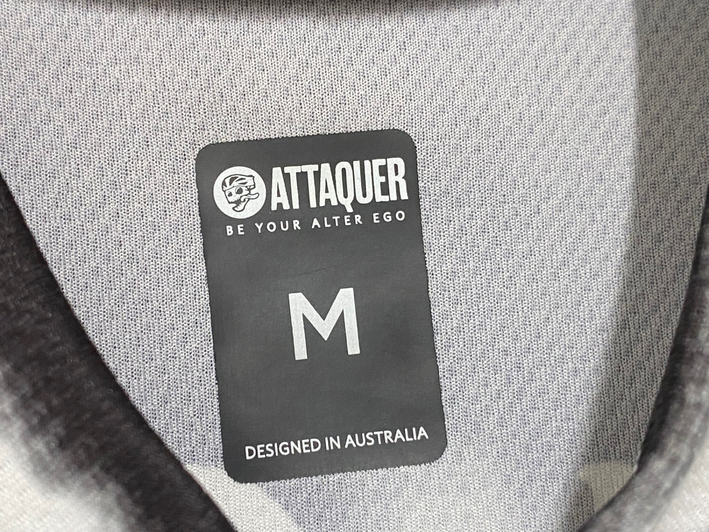 JA622 アタッカー ATTAQUER 半袖 サイクルジャージ 白 黒 M