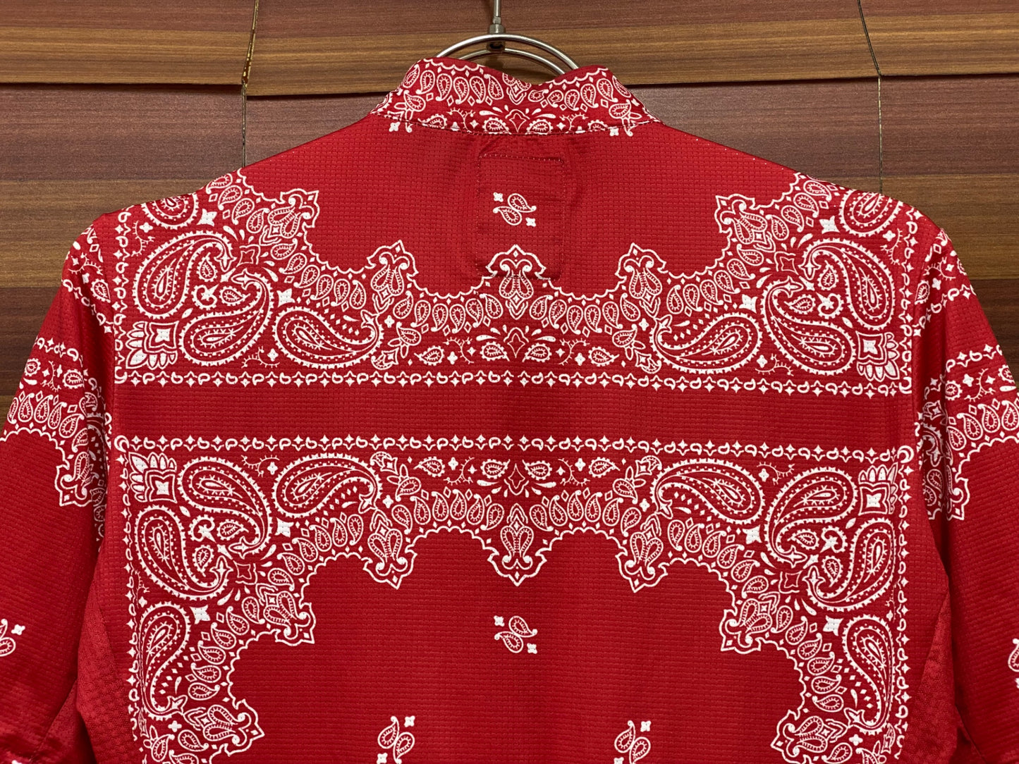 IU645 カフェドシクリステ Cafe Du Cycliste 半袖 サイクルジャージ XS レッド