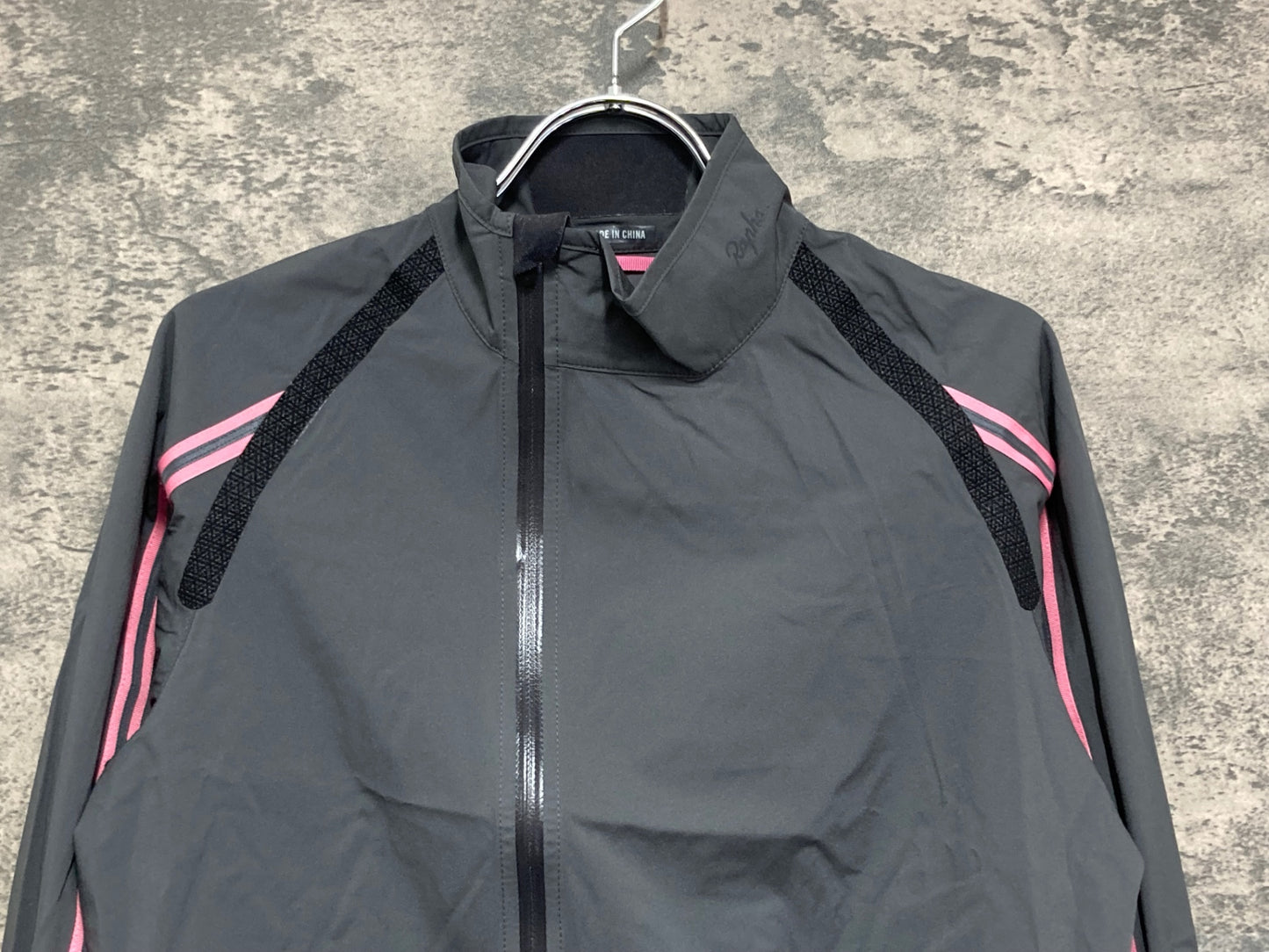IY114 ラファ Rapha 防風 薄手 サイクルジャケット S グレー