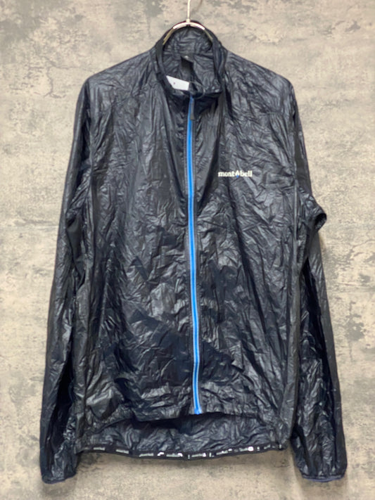 JB483 モンベル mont-bell 長袖 ウィンドブレーカー 黒 L