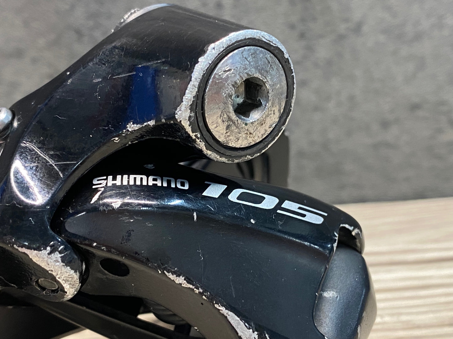 IS342 シマノ SHIMANO 105 FD-5800 RD-5800 前後ディレイラーセット ※プーリーケージ折れ