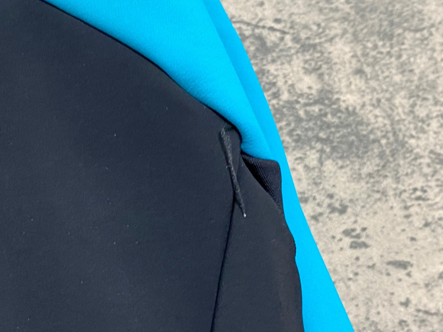 IV529 バイシクルライン Bicycle Line BL 長袖 サイクルジャケット 黒 ターコイズ S